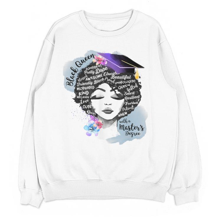 Graduation Masters Degree Woman Queen Graduate 2025 Unisex Sweatshirt