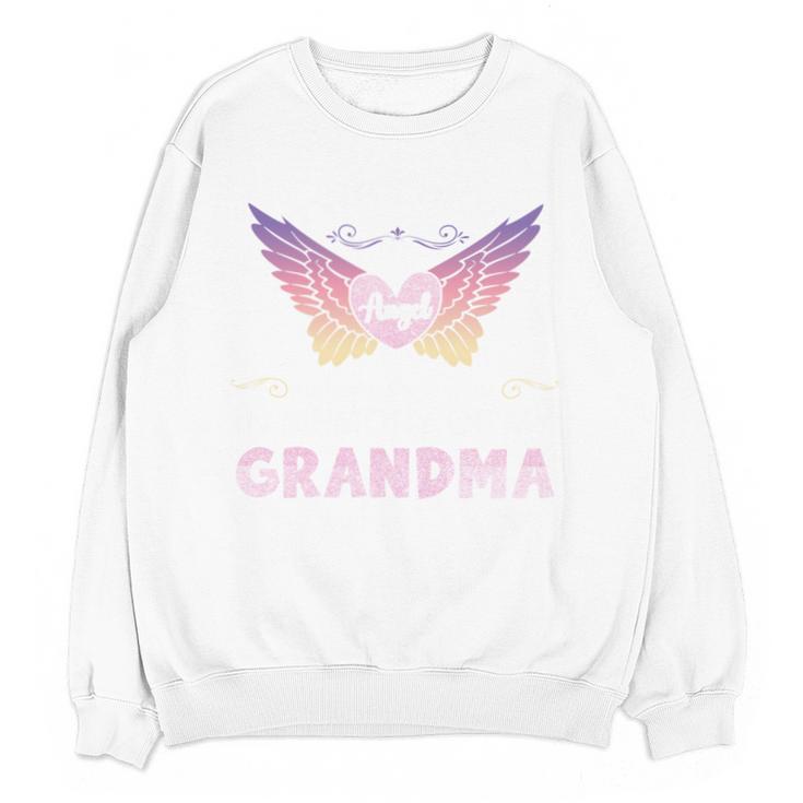 Grandma Angel In My Memory Cute Family Remembrance Match Unisex Sweatshirt