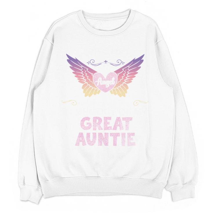 Great Auntie Angel In My Memory Cute Family Remembrance Unisex Sweatshirt
