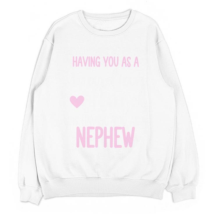 Guardian Angel Memorial In Memory Of Nephew Tee For Aunt Unisex Sweatshirt