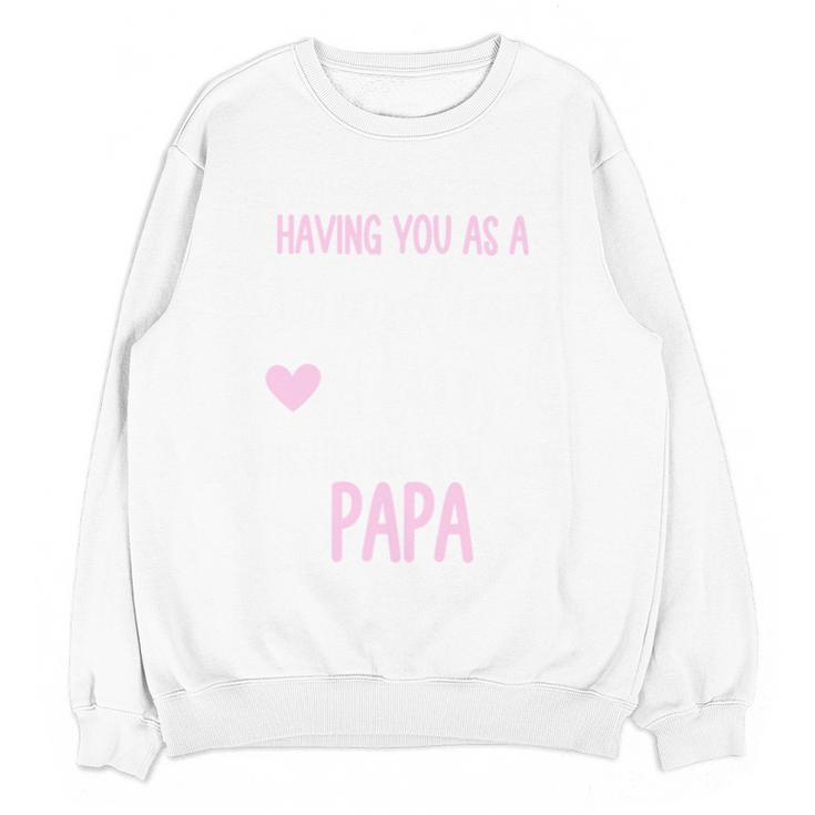 Guardian Angel Memorial In Memory Of Papa Dad Grandpa Unisex Sweatshirt