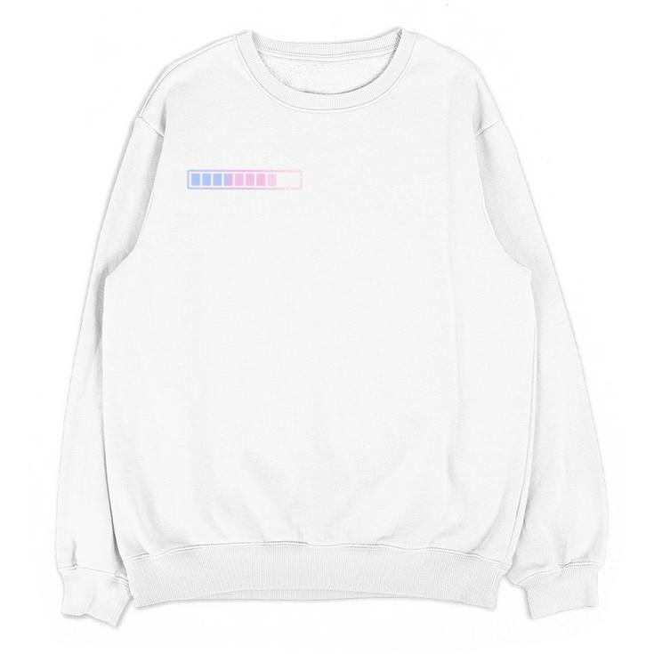 Hold On Let Me Overthink This Loading Anxiety Introvert Fun Unisex Sweatshirt