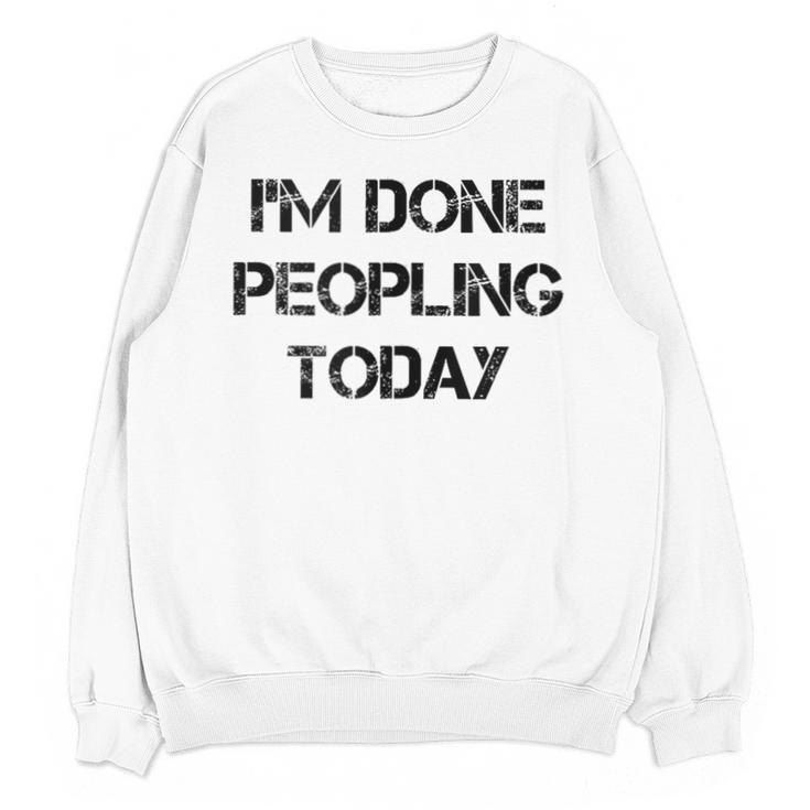 Introvert Design For Introverted Men And Women Unisex Sweatshirt