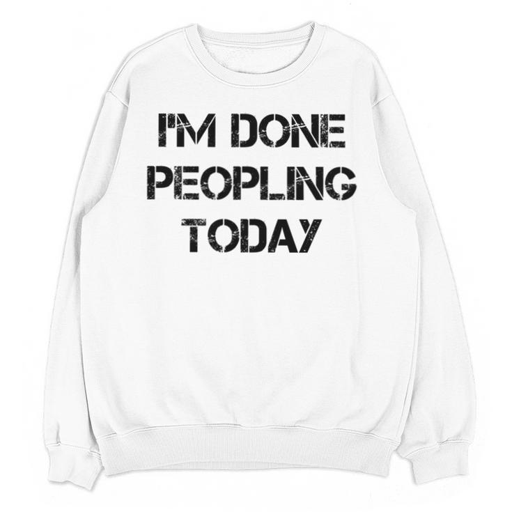 Introvert Design For Introverted Men And Women Unisex Sweatshirt