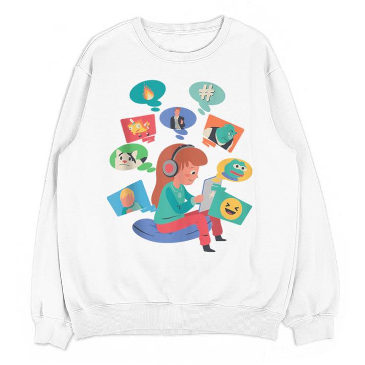 Introvert Meme Anti People Antisocial Meme Lovers Unisex Sweatshirt