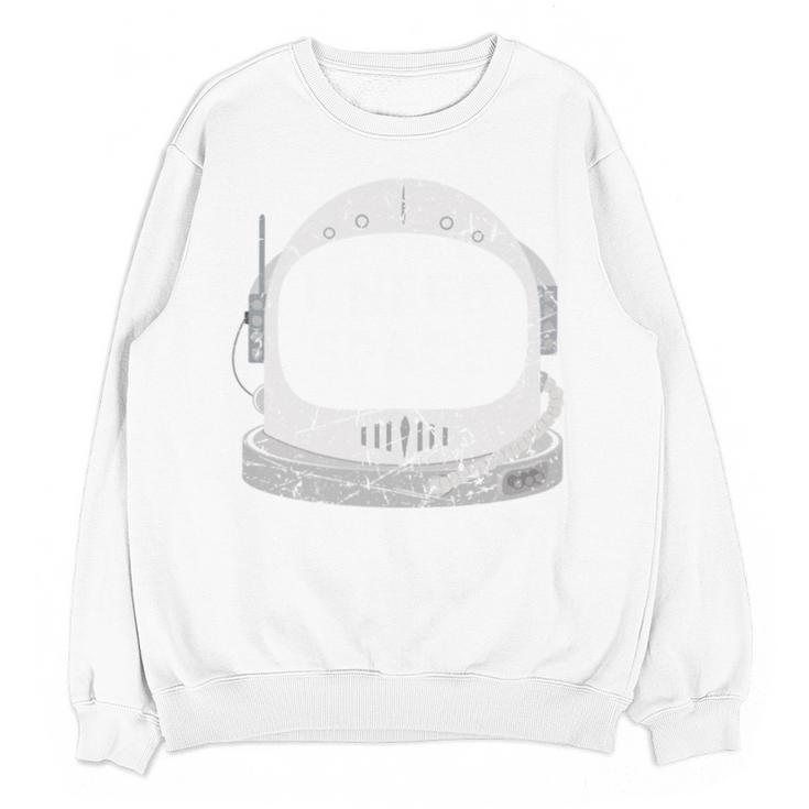 Introvert Space Helmet I Need Space Men Women Unisex Sweatshirt