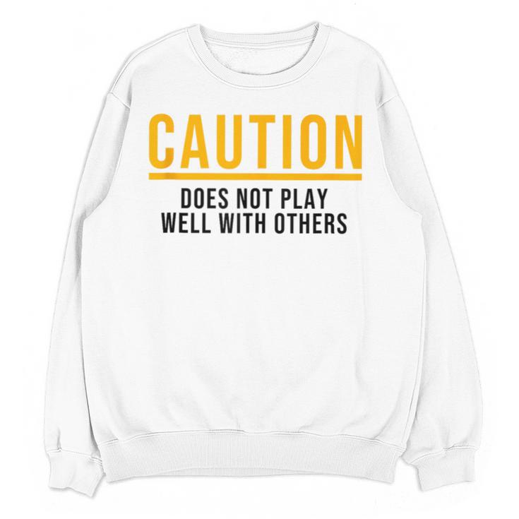 Introverted Does Not Play Well Competitive Athletic Unisex Sweatshirt
