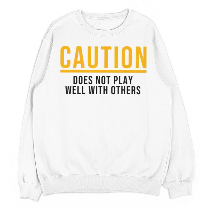 Introverted Does Not Play Well Competitive Athletic Unisex Sweatshirt