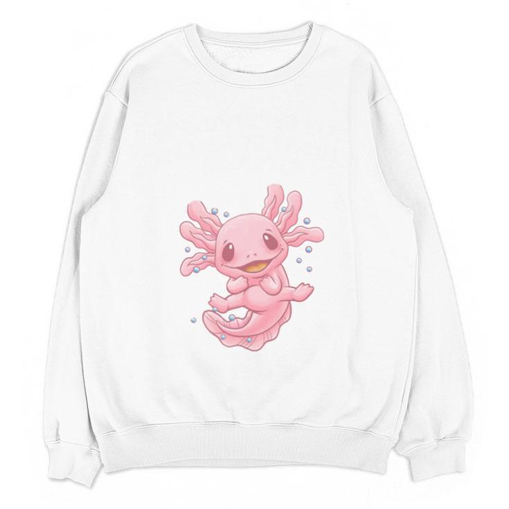 Introverted But Willing To Discuss Axolotl Salamander Unisex Sweatshirt