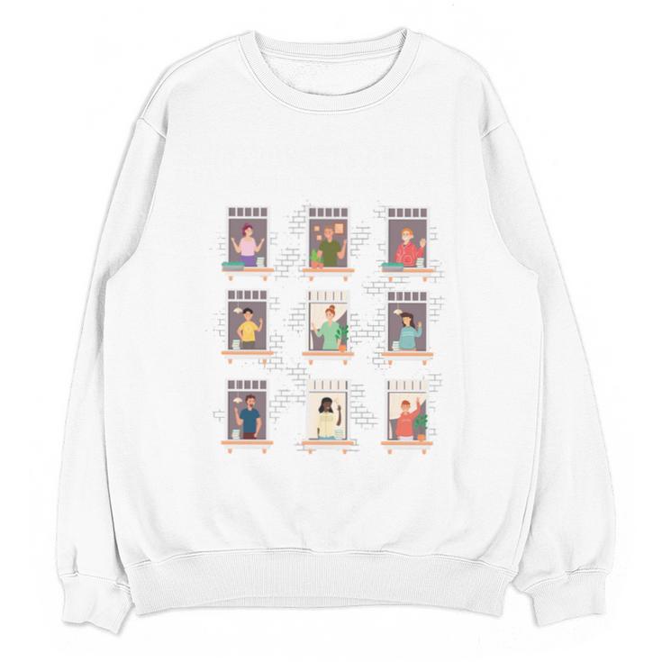 Introverts Unite Sarcastic Joke Humor Sarcasm Unisex Sweatshirt