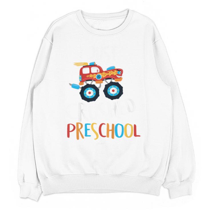 Kids I Just Crushed Preschool Monster Graduation Pre-K Shirt Unisex Sweatshirt