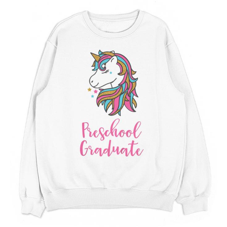 Kids Unicorn Preschool Graduation Unisex Sweatshirt