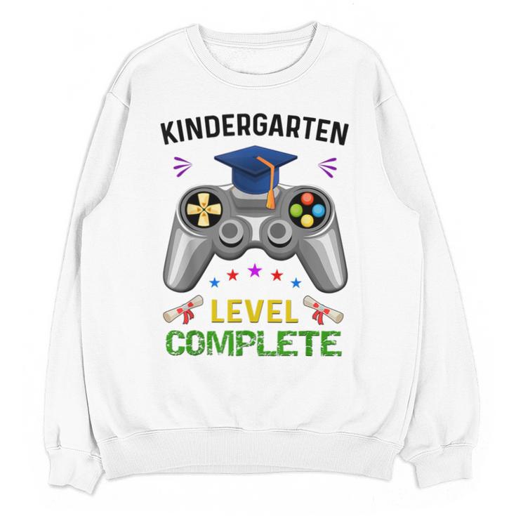 Kindergarten Level Complete Graduation Class 2023 Gamer Kids Unisex Sweatshirt