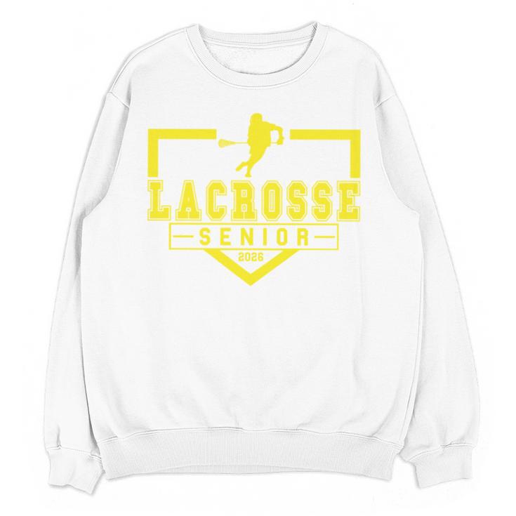 Lacrosse Senior Night Lacrosse Senior 2026 Graduation 20 Unisex Sweatshirt