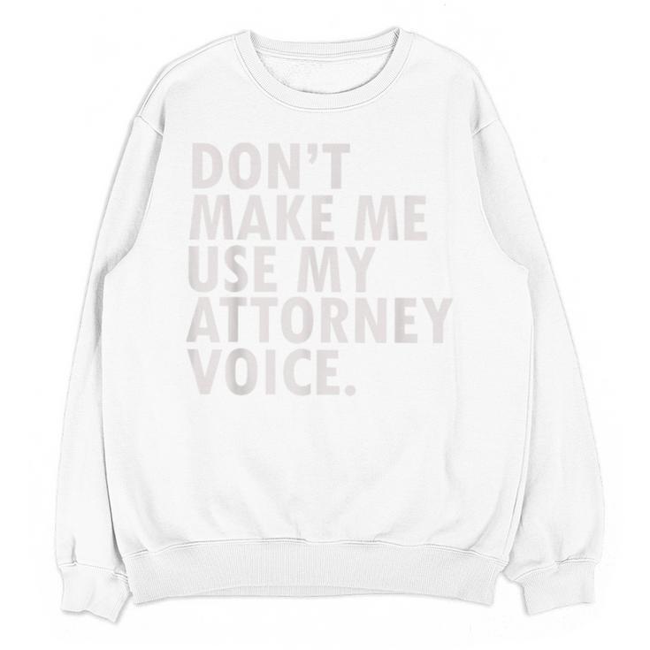 Lawyer Law School Graduation Shirt Attorney T-Shirt Unisex Sweatshirt