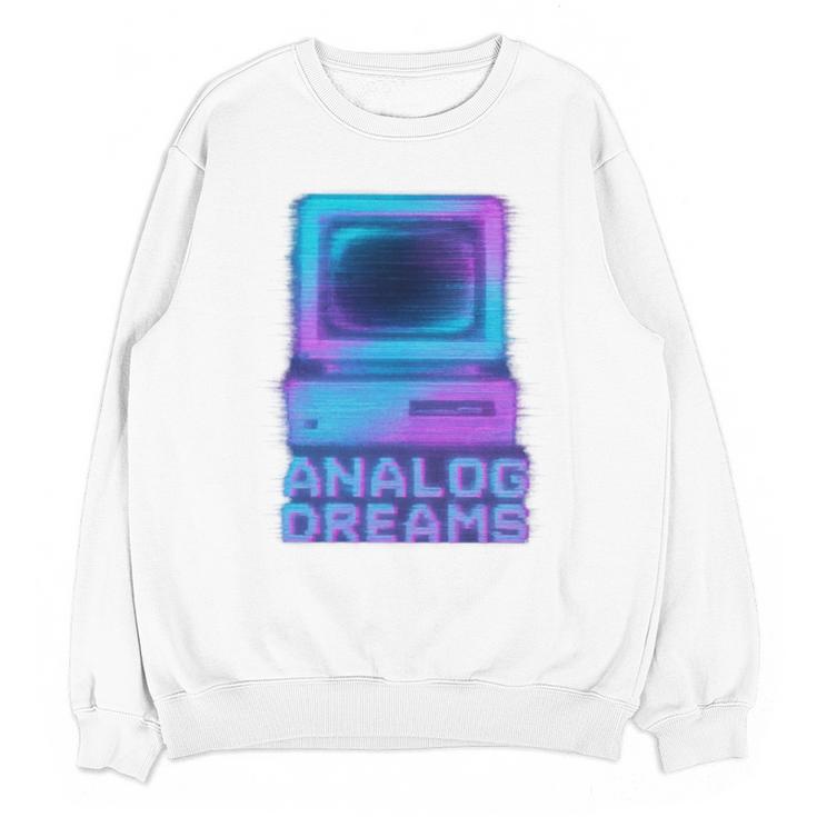 Lofi Reverie Analog Dreams Pixel 90s Desktop VHS Nostalgia Unisex Sweatshirt