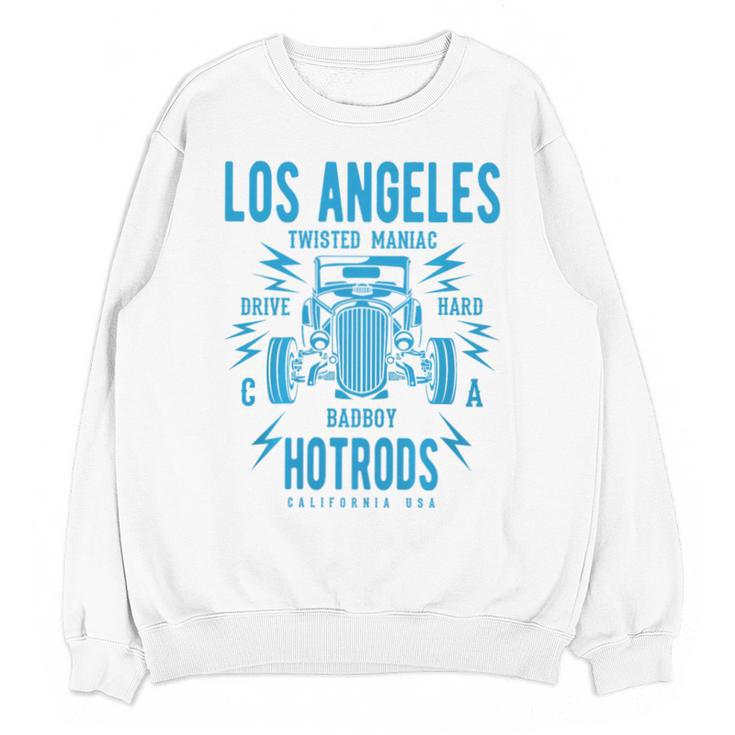 Los Angeles Hotrods Automotive Nostalgia Premium Tri-Blend Unisex Sweatshirt