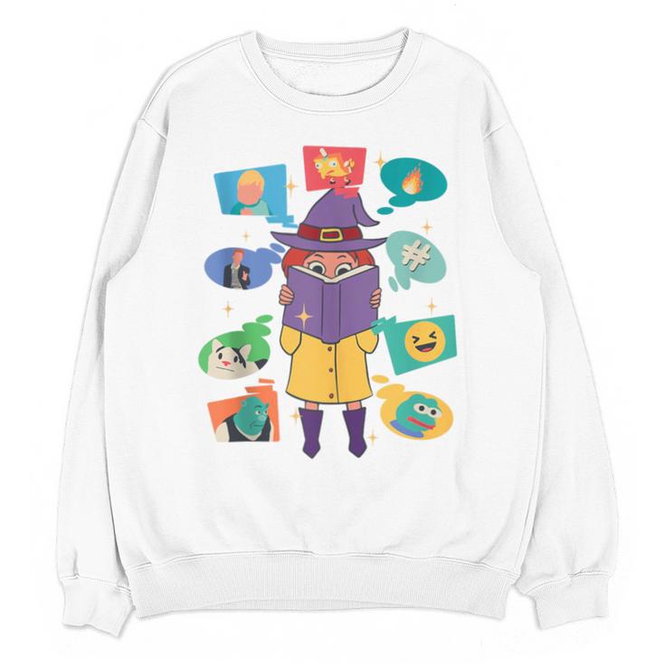 Meme Magic Introvert Anti People Social Media Meme Lovers Unisex Sweatshirt