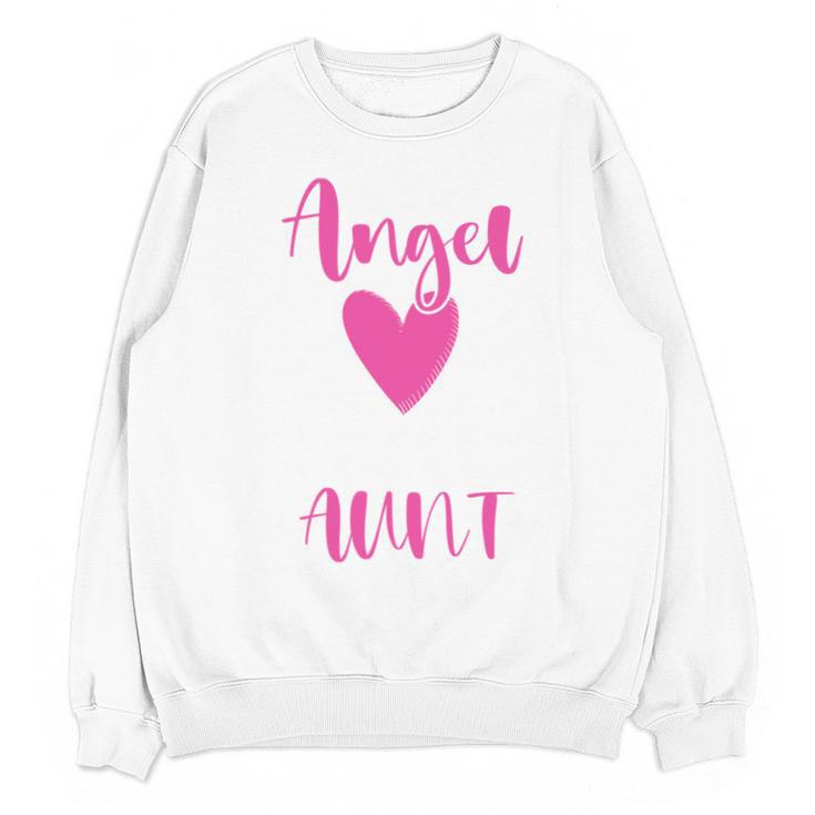 Memory Of My Aunt I Was Her Angel Now She Is Mine Heaven Unisex Sweatshirt