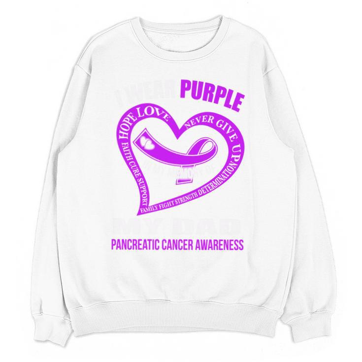 In My Memory Of My Dad PANCREATIC CANCER AWARENESS Unisex Sweatshirt