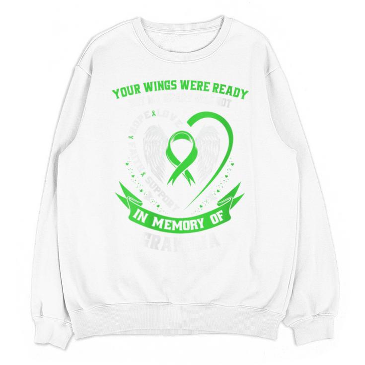 In Memory Of Grandma Non Hodgkins Lymphoma Awareness Cancer Unisex Sweatshirt