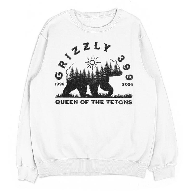 Memory Grizzly 399 1996 2024 Queen Of The Tetons Bear Lovers Unisex Sweatshirt