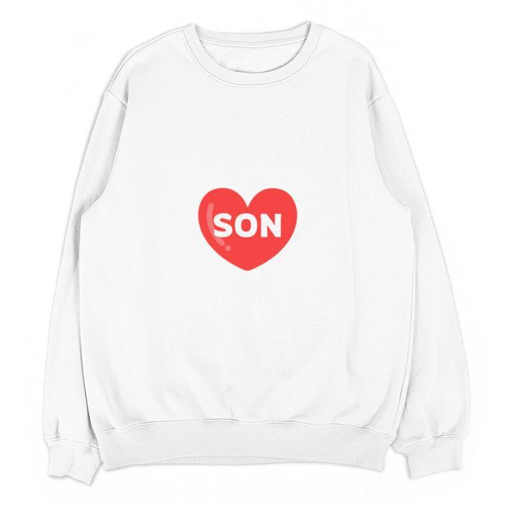 In Memory Of Son Con Customized Personalized Memorial Unisex Sweatshirt