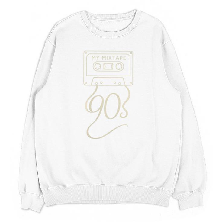 My Mixtape 90s – Retro Cassette Tape Nostalgia Premium Tri-Blend Unisex Sweatshirt
