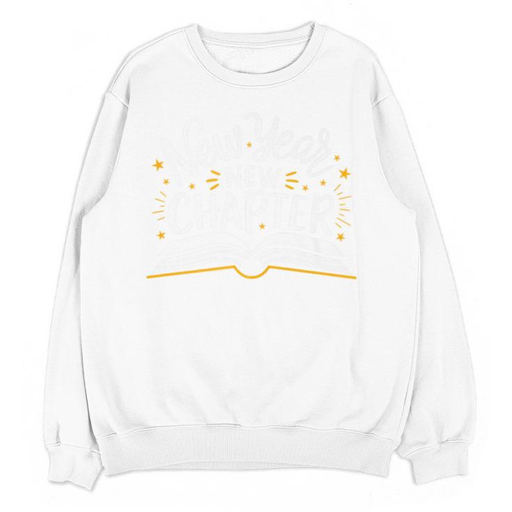 New Year New Chapter Happy New Year 2025 Book Premium Unisex Sweatshirt