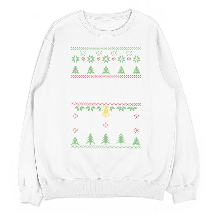 No Hugs Introvert Ugly Christmas Sweater Style Unisex Sweatshirt