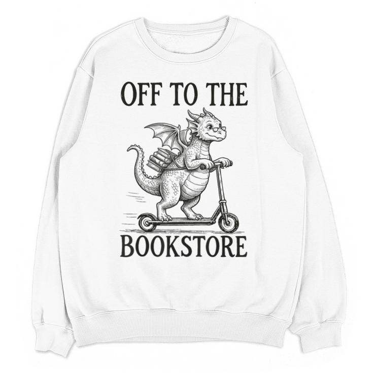 Off To The Bookstore Reading Bookworm Unisex Sweatshirt