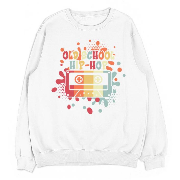 Old-School Hip Hop 80's 90's Style Music Cassette Nostalgia Unisex Sweatshirt