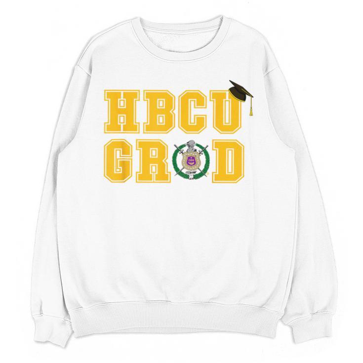 Omega Psi Phi Fraternity Paraphernalia HBCU Graduation Unisex Sweatshirt