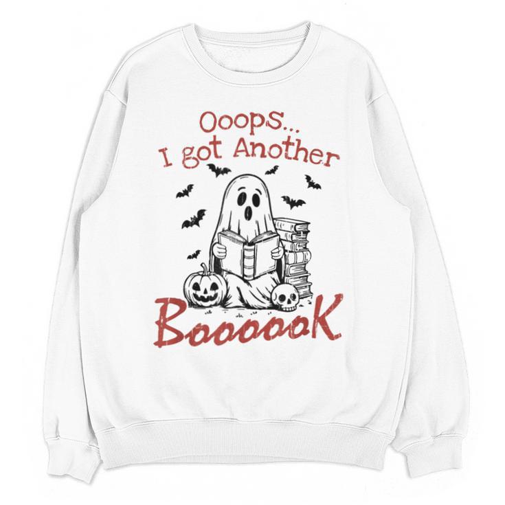 Oops I Got Another Book Boo Ghost Read Book Unisex Sweatshirt