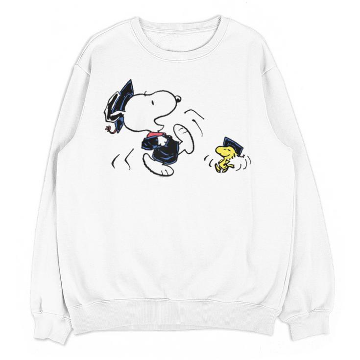 Peanuts Graduation Squad Snoopy Woodstock Raglan Baseball Tee Unisex Sweatshirt