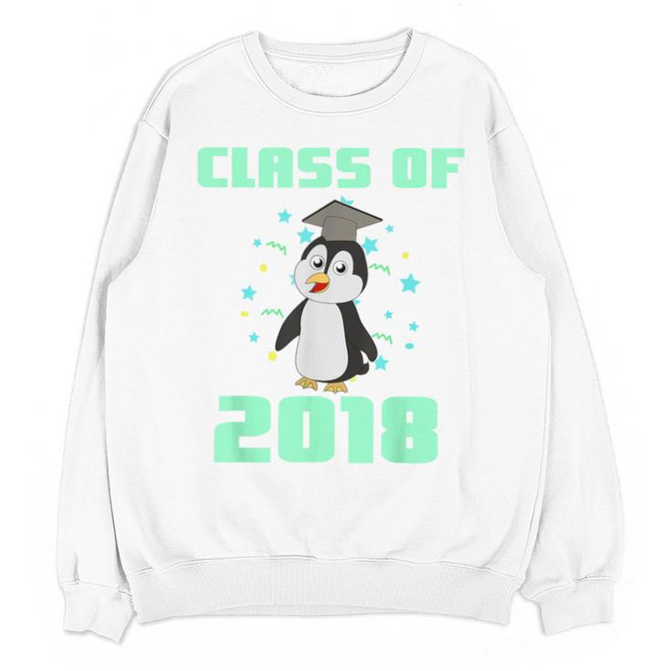 Pinguin Class 2018 Shirt Graduation  Kids Graduate Unisex Sweatshirt