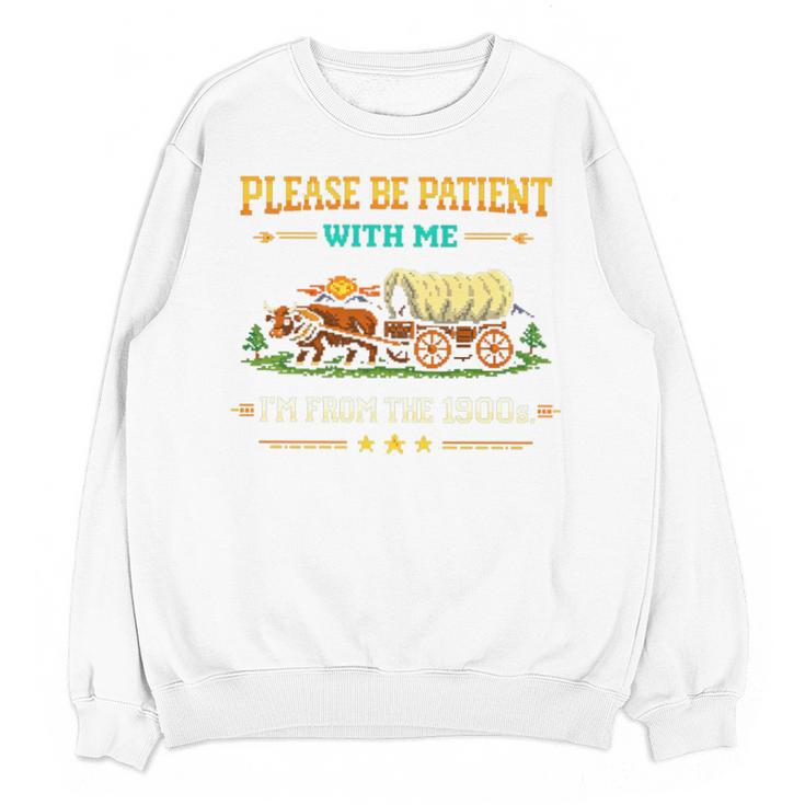 Please Be Patient With Me I'm From The 1900s Classic Game Premium Tri-Blend Unisex Sweatshirt
