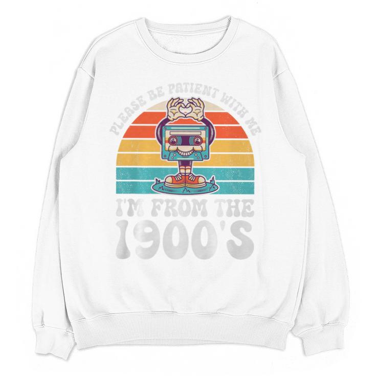Please Be Patient With Me I'm From The 1900s Kawaii Premium Tri-Blend Unisex Sweatshirt