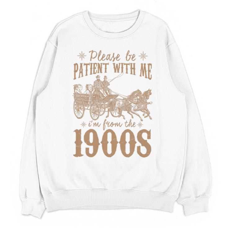 Please Be Patient I'm From The 1900s Mom Dad Men Women Premium Tri-Blend Unisex Sweatshirt
