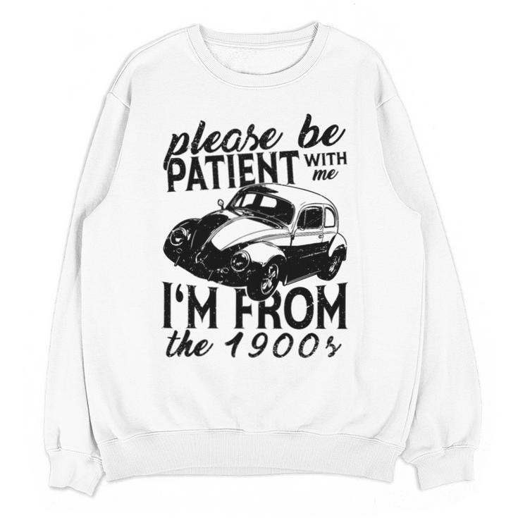 Please Be Patient With Me I'm From The 1900s Vintage Classic Premium Tri-Blend Unisex Sweatshirt