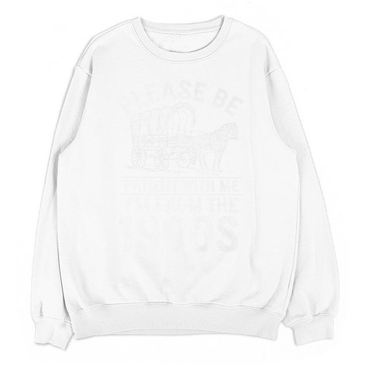 Please Be Patient I'm From The 1900s Vintage Humor 90s Kids Premium Unisex Sweatshirt