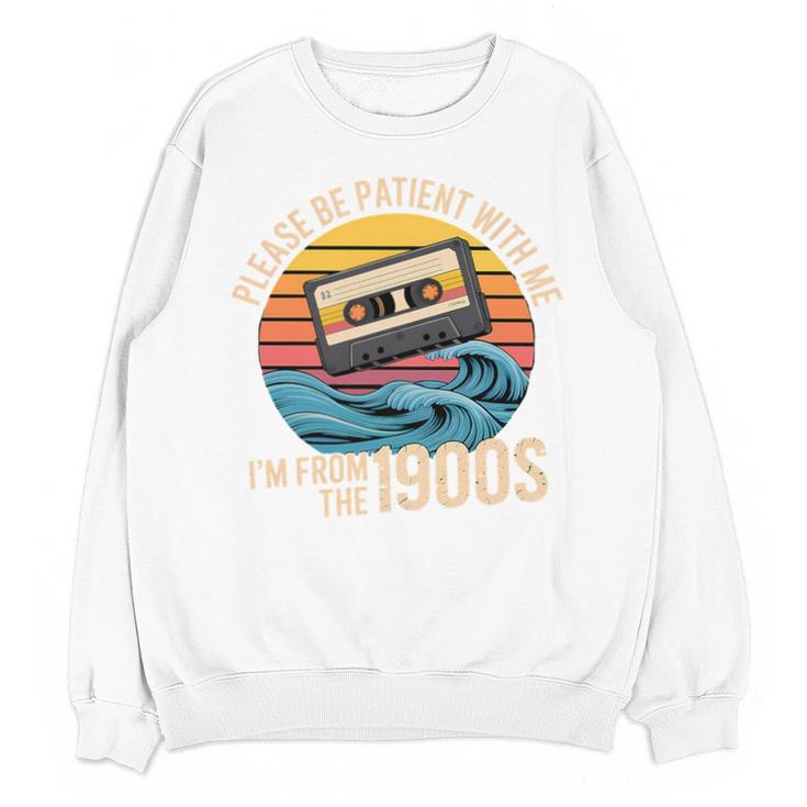 Please Be Patient With Me I'm From The 1900s Vintage Humor Premium Tri-Blend Unisex Sweatshirt