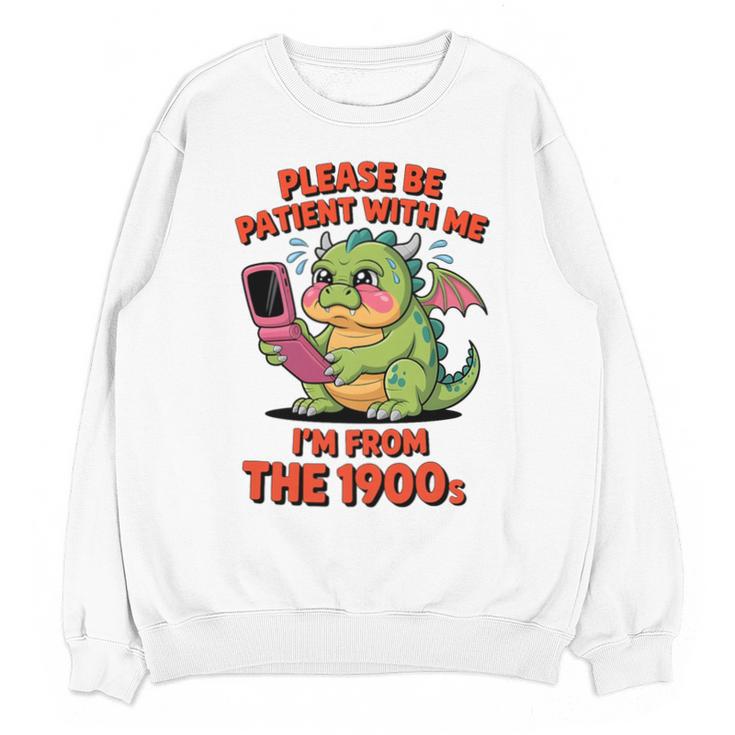 Please Be Patient I'm From The 1900s Vintage Men Women Premium Tri-Blend Unisex Sweatshirt