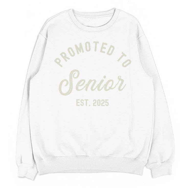 Promoted To Senior Est 2025 High School College Graduation Premium Unisex Sweatshirt