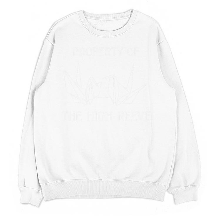 Property Of The High Reeve Bookish Manacled Dark Romance Premium Tri-Blend Unisex Sweatshirt