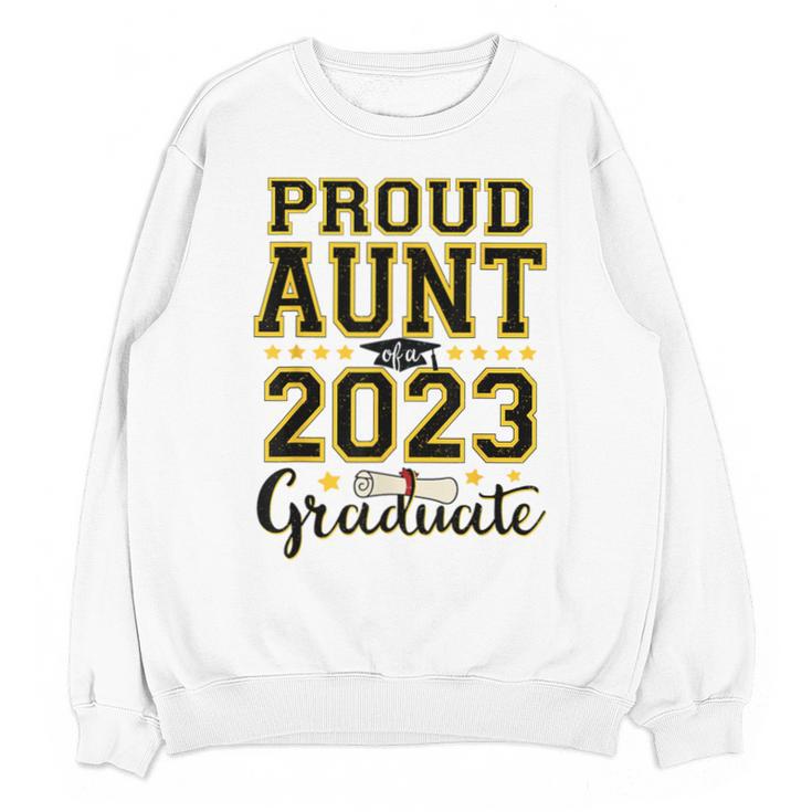 Proud Aunt Of A 2023 Graduate Family Matching Graduation Unisex Sweatshirt