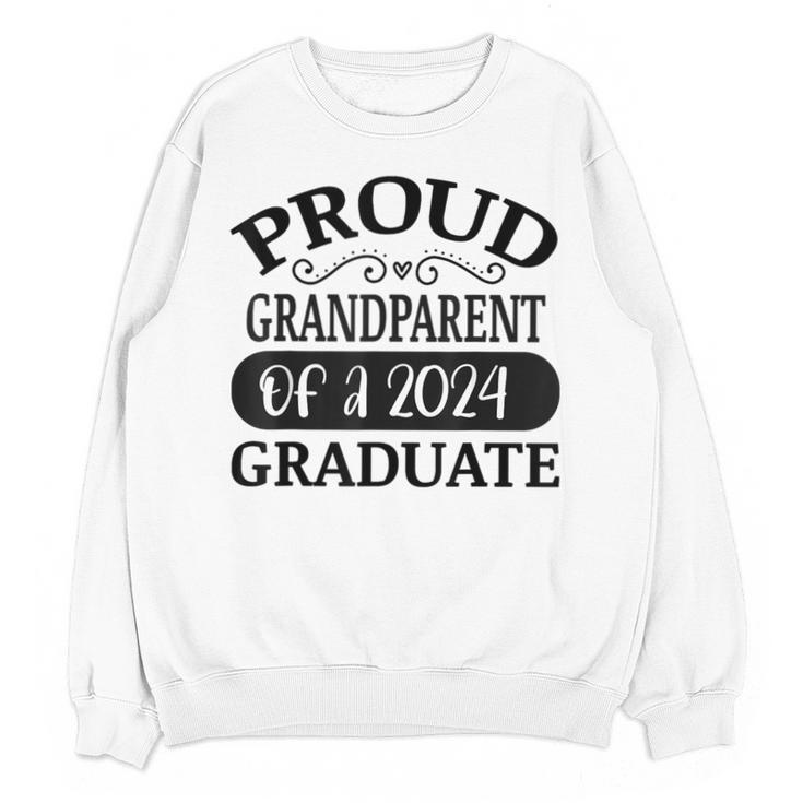 Proud Grandparent Of A Class Of 2024 Graduate Graduation Unisex Sweatshirt