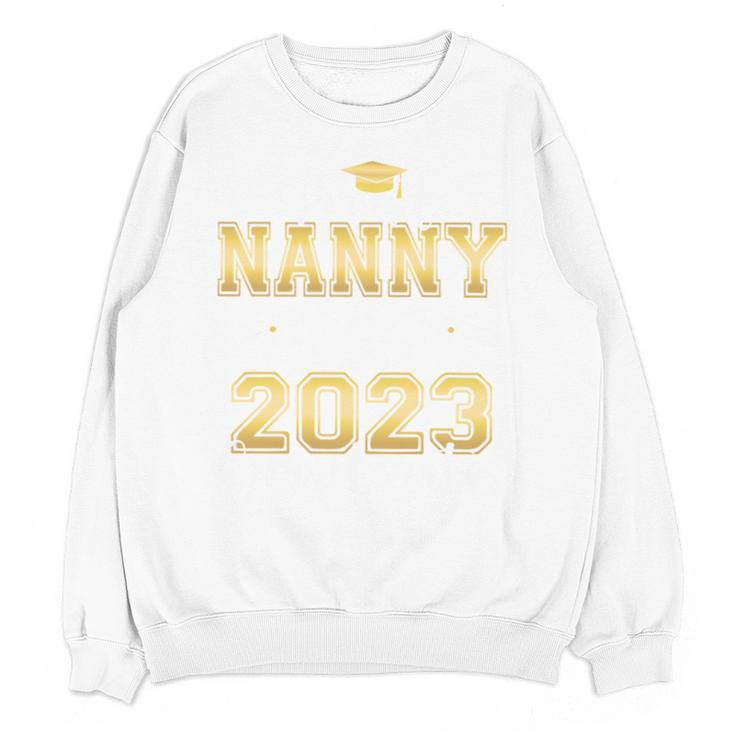 Proud Nanny Of Two 2023 Graduate Class 2023 Graduation Unisex Sweatshirt