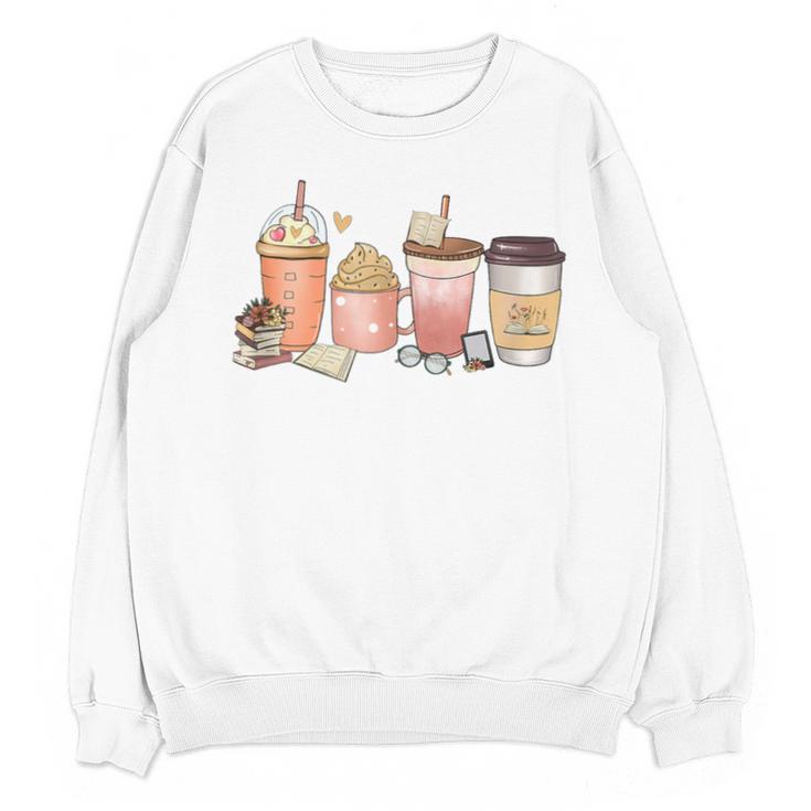 Reading Tea Coffee And Books Unisex Sweatshirt