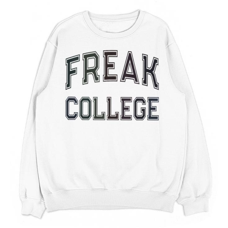 Retro Anti Social FREAK COLLEGE Introvert Stay Away From Me Unisex Sweatshirt Retro Anti Social FREAK COLLEGE Introvert Stay Away From Me Unisex Sweatshirt